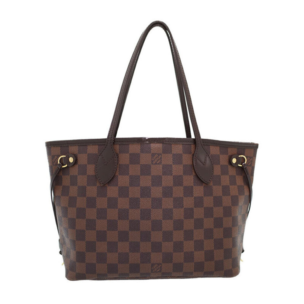 Louis Vuitton Damier Ebene Brown Neverfull Tote Bag - Picture 1 of 8
